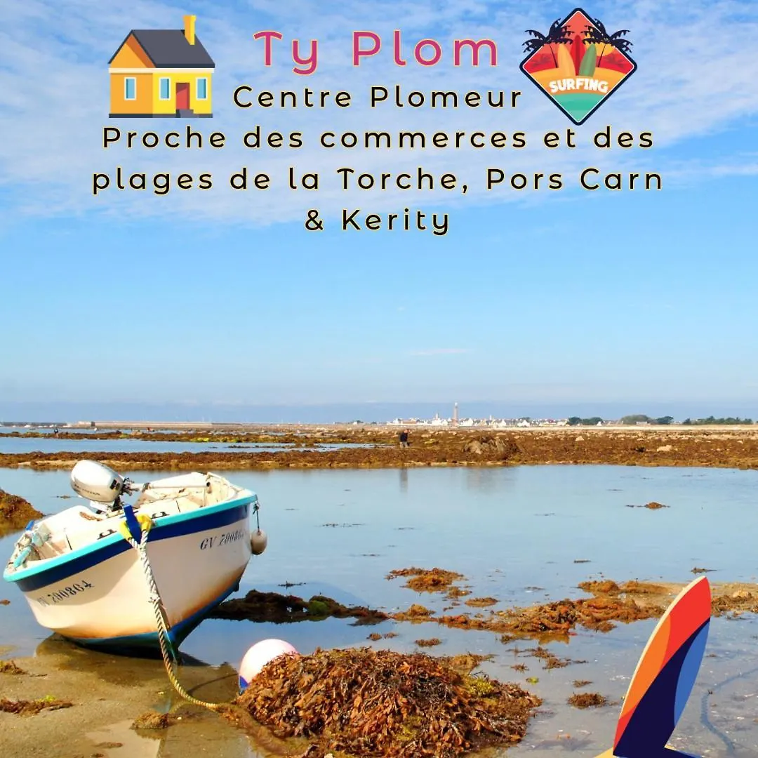 Ty Plom Proche Du Centre Et Des Plages Plomeur